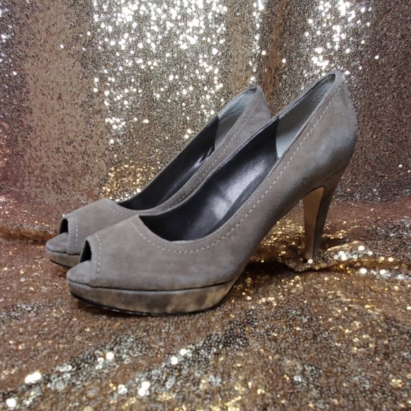 Vaneli Shoes - Vaneli Truffle Suede Heels